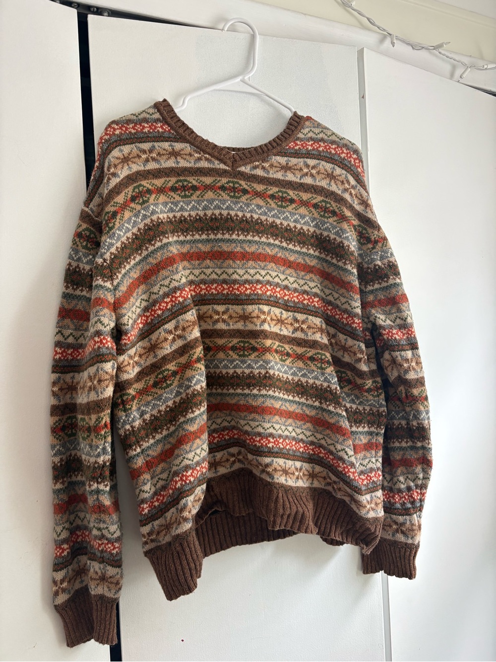 St John’s Bay Patterned Crewneck Sweater
